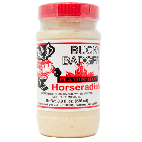 Bucky Badger Flamin' Hot Horseradish