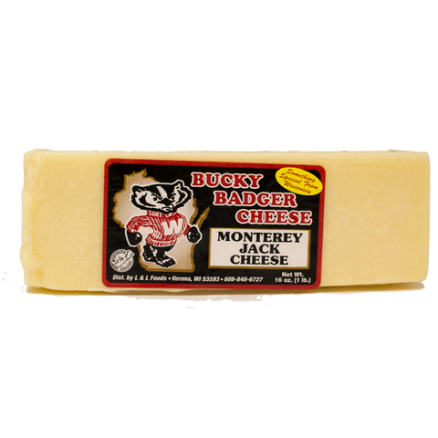 Bucky Badger Monterey Jack Cheese