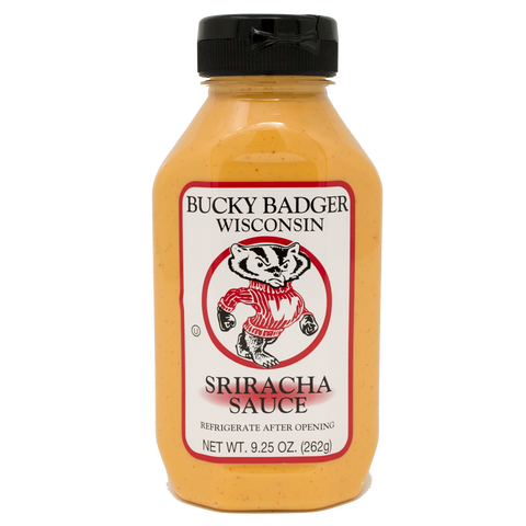 Bucky Badger Sriracha Sauce
