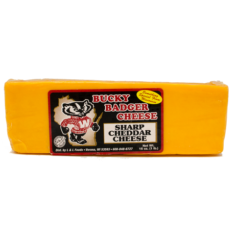 Bucky Badger Sharp Cheddar Cheese
