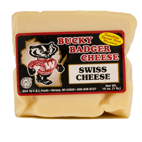 Bucky Badger Swiss Cheese