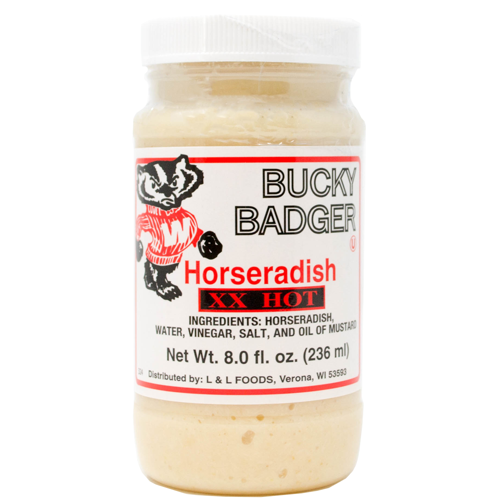 Bucky Badger XX Hot Horseradish – Bucky Badger Cheese