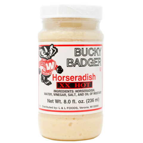 Bucky Badger XX Hot Horseradish