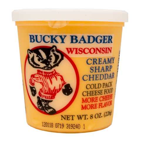 Bucky Badger Sharp Cheddar Cheese Cup