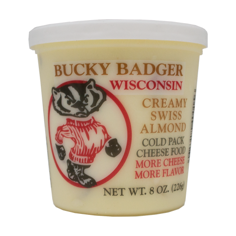 Bucky Badger Swiss Almond Cheese Cup