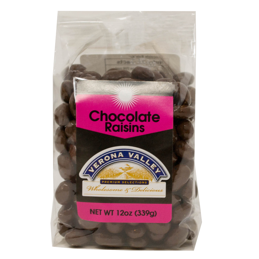 Verona Valley Chocolate Raisins – Bucky Badger Cheese