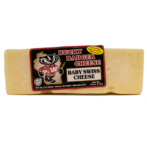 Bucky Badger Baby Swiss Cheese