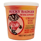 Bucky Badger Port Wine Cheese Cup