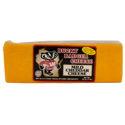 Bucky Badger Mild Cheddar Cheese