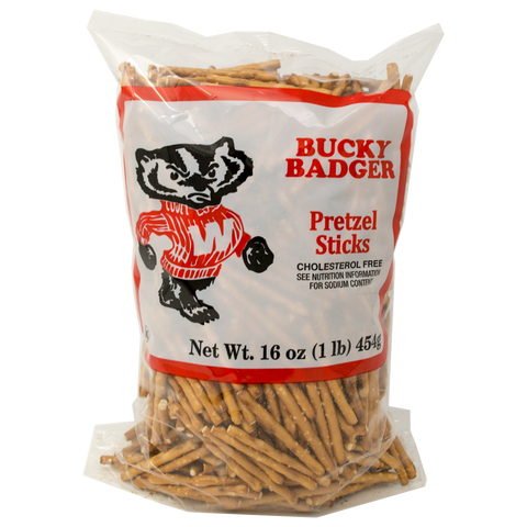 Bucky Badger Pretzel Sticks