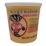 Bucky Badger Garlic Cheese Cup