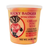 Bucky Badger Port Wine Cheese Cup