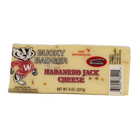 Bucky Badger Exact Weight Habanero Jack Cheese