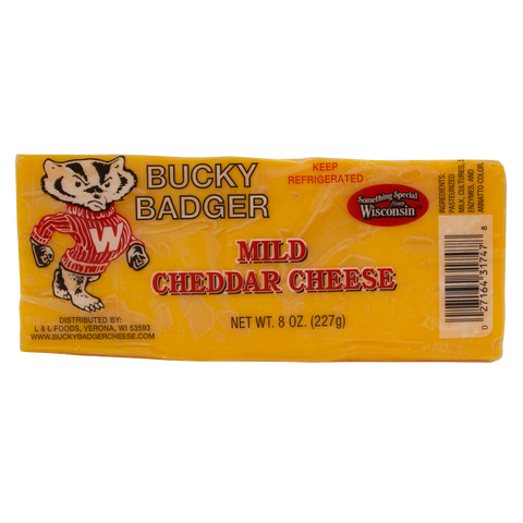 Bucky Badger Exact Weight Mild Cheddar Cheese