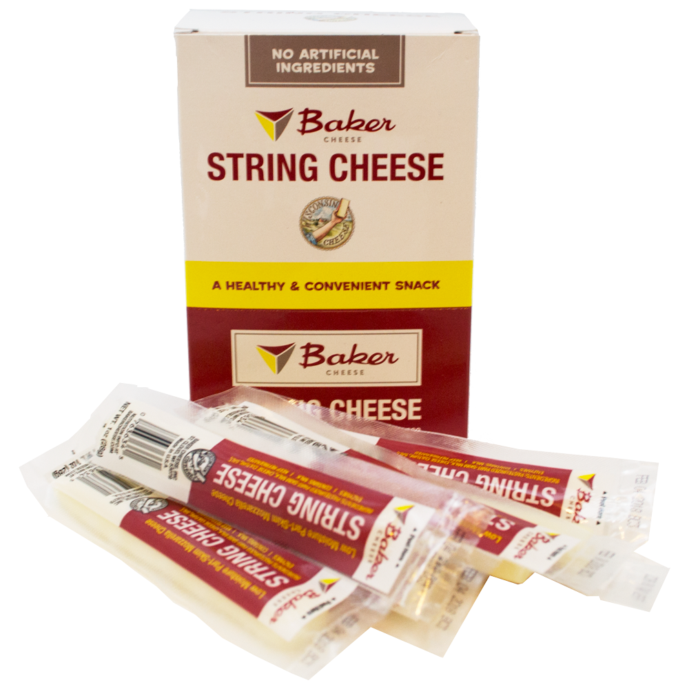 String Cheese Backers Bakers String Cheese – Bucky Badger Cheese