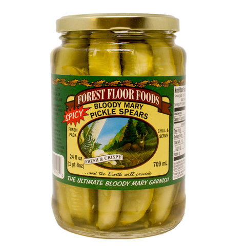Forest Floor Bloody Mary Pickle Spears