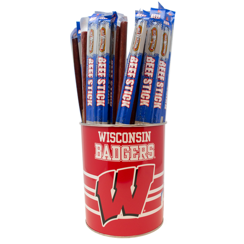 Old Wisconsin Badger Beef Pepperoni Tin